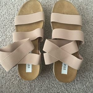 Steve Madden Kimmie Blush Sandals Size 8